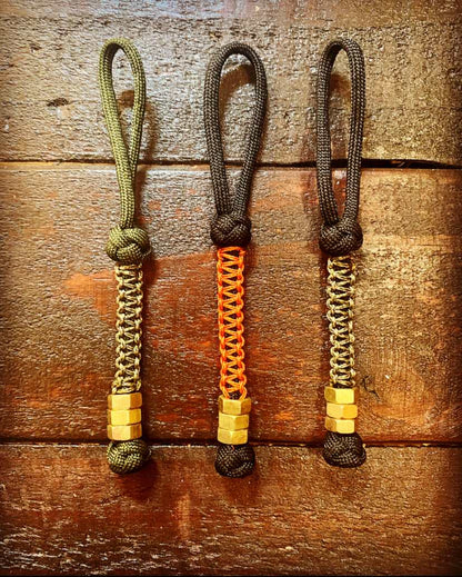 Cobra Knot Lanyards with Brass Hex nuts