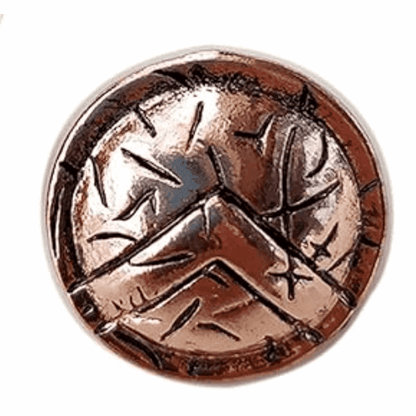 Spartan Brass Shield Lanyard