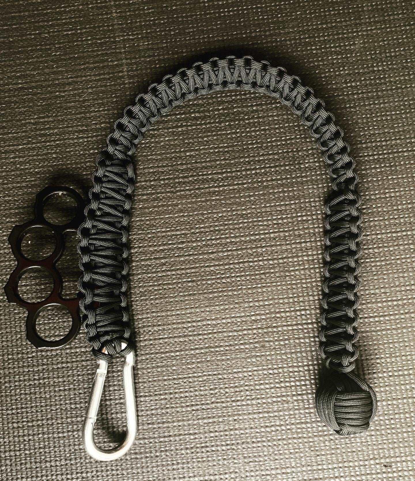 Paracord Knuckle Motorcycle Get Back Whips (60 - 80cm)